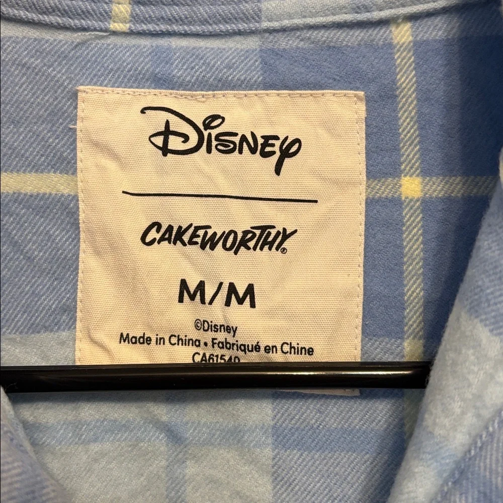 Disney Pinocchio - The Blue Fairy Plaid Button-Up Shirt - Picture 5 of 7
